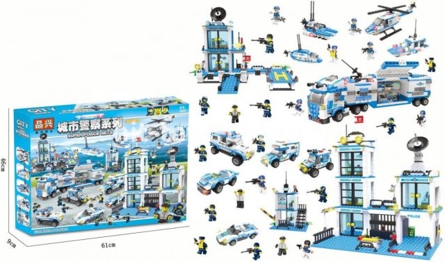 Конструктор Сити Город Полиции 2321 дет