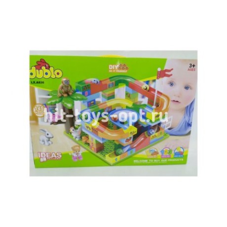 Конструктор дупло горка 145 дет.