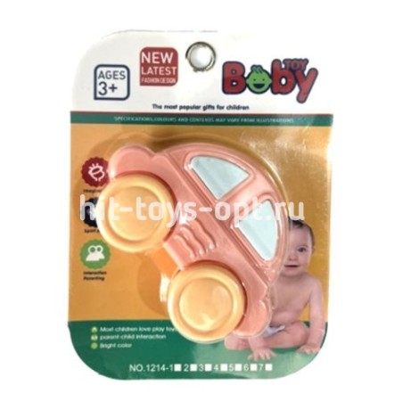 Погремушка машинка на блистере, размер 13*17см.