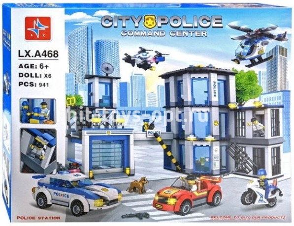 Конструктор участок полиции 941 дет.