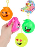 Мяч световой "Смайлик" (в шоубоксе, цвет микс) в уп 12шт. цена за шт.