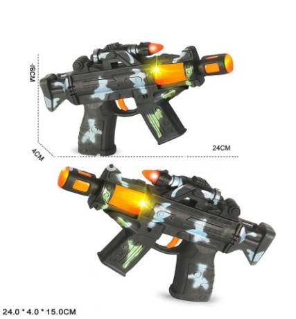 Автомат хаки свето-музык, 24*15