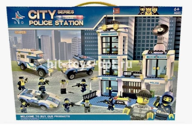 Констурктор Сити Ограбление полицейского участка 818 дет