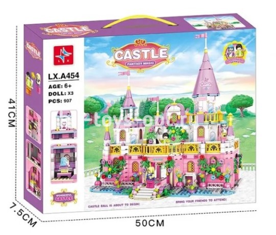 Конструктор Мега замок Френдс 907 дет