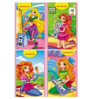 Блокнот А7 32 листа "Феи на отдыхе" на скрепке