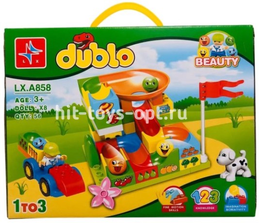 Конструктор дупло 56 дет.