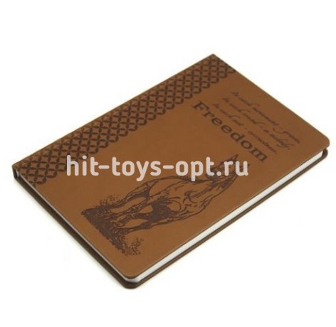 Записная книжка А5 128л. "Свободный скакун-7" кожзам. тиснение