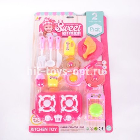 Посуда на листе с плитой