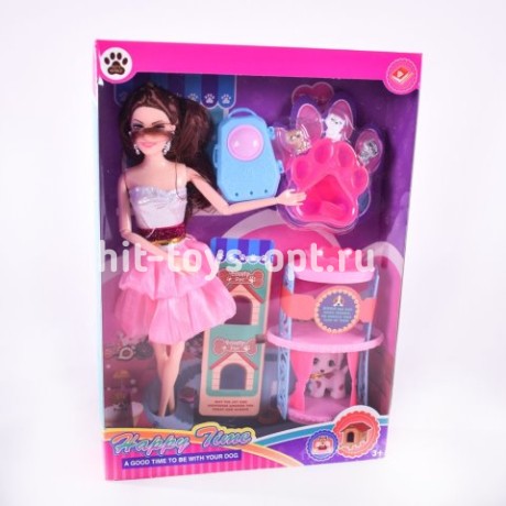 Кукла на выставке щенков