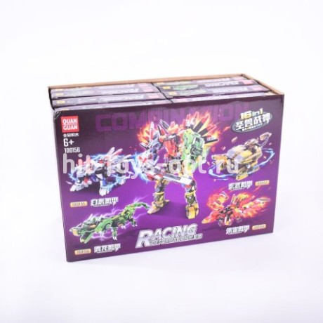 Конструктор трансформер/машина 8 шт/уп