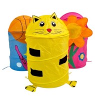 Корзина для Игрушек высота 50см, диаметр 42 см. принт ассорти