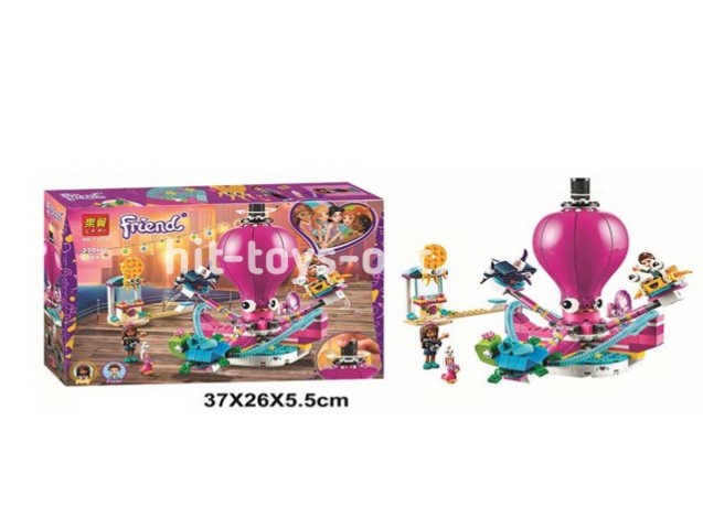 Конструктор Подружки - Аттракцион Веселый Осьминог, 330 дет.