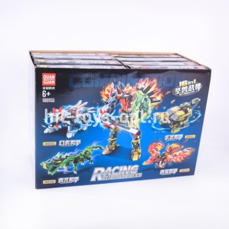 Конструктор трансформер/машина 8 шт/уп