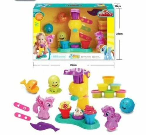 Набор для лепки кондитерская Пони 6 баночек