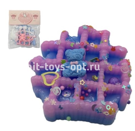 Антистресс Сквиш Лапка Вафелька + Мишка + Бусинки + Ворс (отдельно)