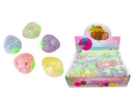 Антистресс-мялка "Клубничка" микс 12 шт. в шоубоксе, 8х7х8см цена за шт.