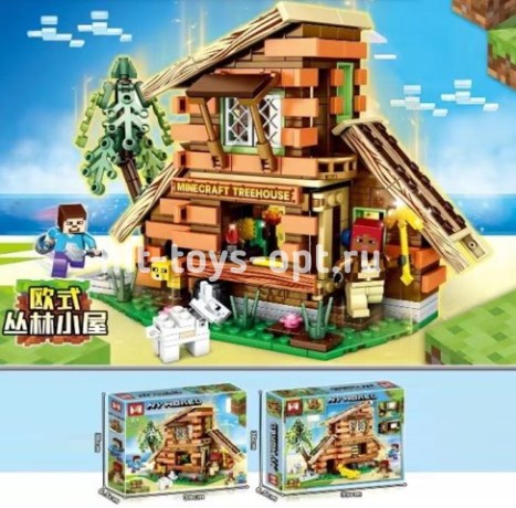 Конструктор Майнкрафт - Охотничий Дом, 541 дет.