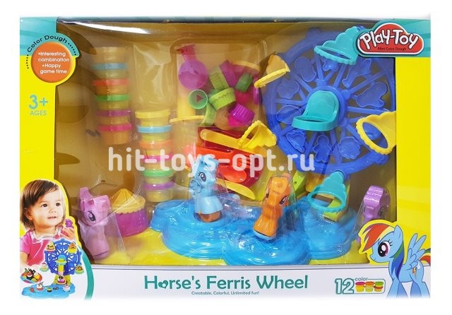 Набор для Лепки, Пони + Карусель