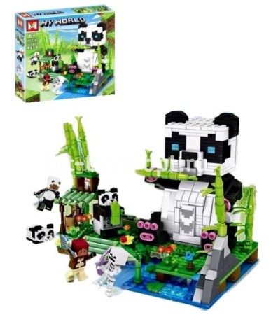 Конструктор Майнкрафт - Большой Дом Панда, 740 дет.