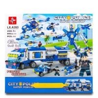 Конструктор ситис полиция 8 в 1 433 дет.