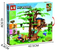 Конструктор Майнкрафт - Домик на Дереве, 1106 дет.