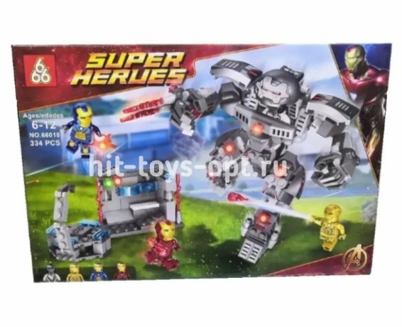 КОНСТРУКТОР МАРВЕЛ 334 ДЕТ/72 В ЯЩ.