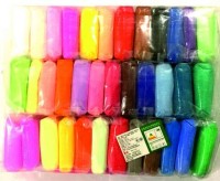 Супер Легкий Пластилин (воздушный пластилин) - 36 шт в упаковке (ВСЕ ЦВЕТА РАЗНЫЕ) - цена за упаковк