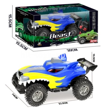 Машина Акула на РУ аккум, размер 34*14