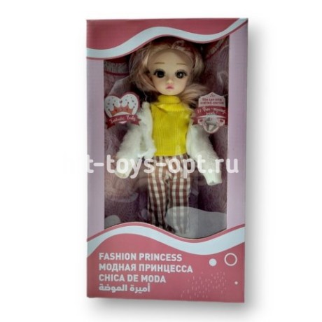 Кукла шарнирная модная принцесса