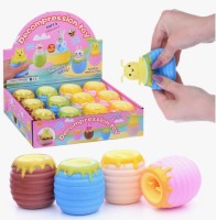 Антистресс Мишка/Пчелка в Бочке мёда, с запахом в уп 12шт. цена за шт.