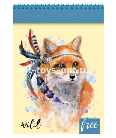 Блокнот А5 48л ЛИС-ИНДЕЕЦ