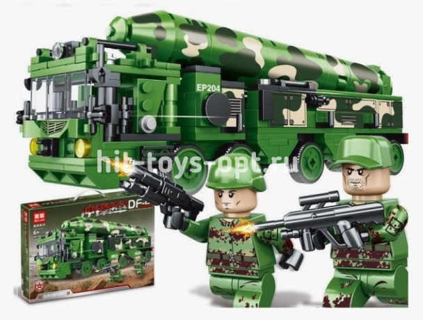 Конструктор Военный Ракетный Комплекс DF-21, 456 дет.