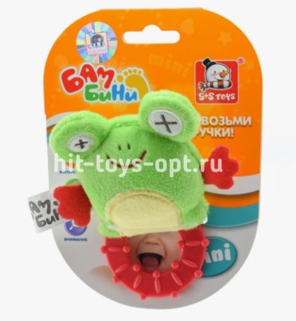 Погремушка развив. мягкая с прорез