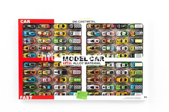 Металл машины набор 80 в уп, 65*43