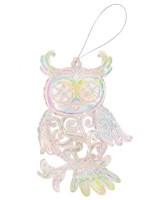 Подвесное украшение из акрила Сова 13*8,5 см