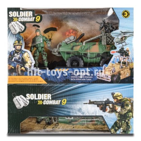 Военный набор с джипом