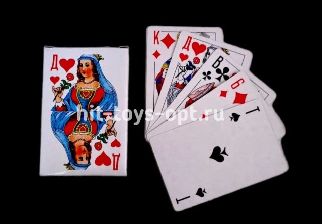 Карты игральные с пластиковым покрытием