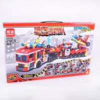 Конструктор пожарная 12в1 670 дет