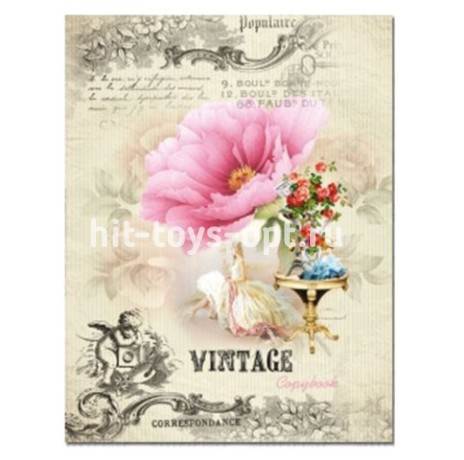 Тетрадь на кольцах А5+ клетка 100л. принт в ассорти