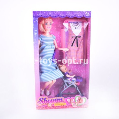 Кукла беременная + малыш