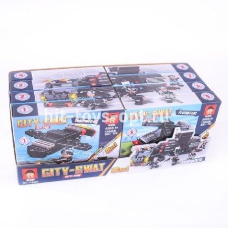 Конструктор сити-сват военный 8 шт/уп