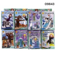 Конструктор фигурка принцесса 8 шт/уп