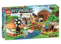 Конструктор Майнкрафт - Ферма на Реке, 988 дет.