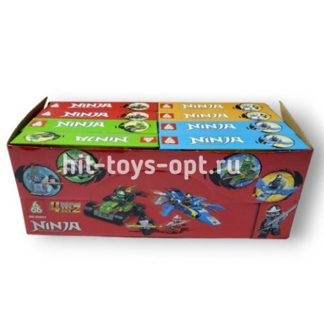 Конструктор ниндзя 4 вида (87 дет)
