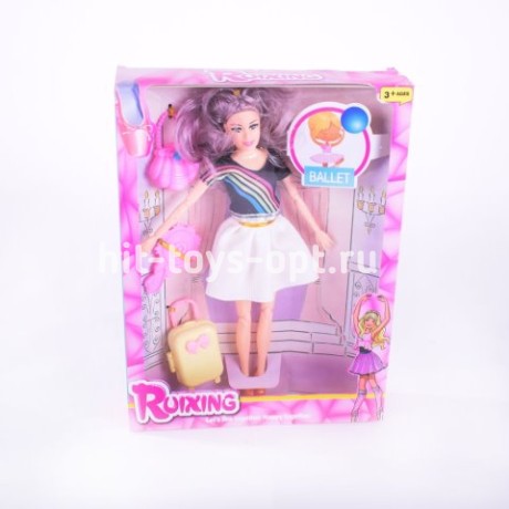Кукла балерина с чемоданом