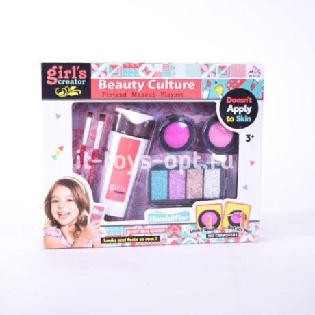 Набор косметики тени + выпрямитель для волос