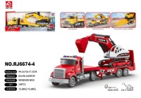 Автовоз +экскаватор свет+муз 45*11