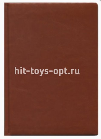 ЕЖЕДНЕВНИК А6, 160Л., НЕДАТИР. ВИЛАДЖ СВЕТЛО-КОРИЧНЕВЫЙ ПЕРЕПЛ.КОЖЗАМ