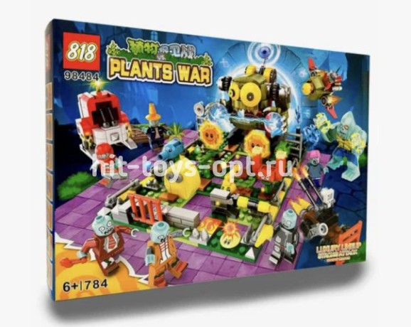 Конструктор Зомби против растений - Армагедон 784 дет.