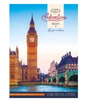 Бизнес-блокнот А5 64.л Городские приключения, тверд.обл.